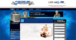 Desktop Screenshot of customairservices.com